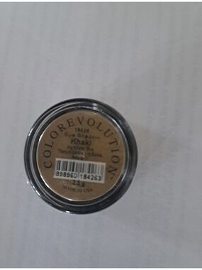 SEALED COLOREVOLUTION mineral eyeshadow KHAKI 2.5g RICH pigment travel beauty